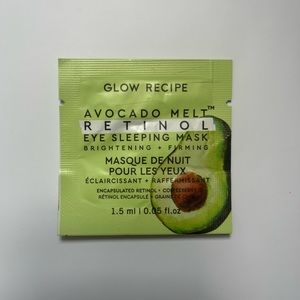 4/$12 Glow Recipe Avocado Melt Retinol Eye Sleeping Mask Sample